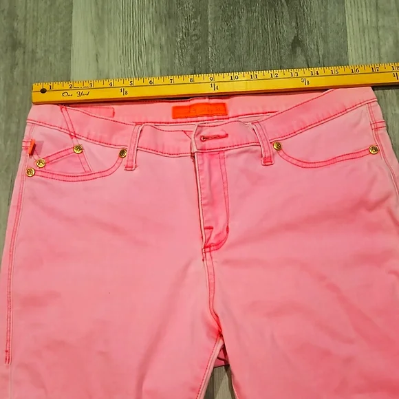 Rock & Republic Pink Jeans sz 16 - Picture 9 of 12